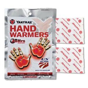 8x Yaktrax Hand Warmers 8 Hrs Pure Heat